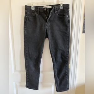 GAP Black Jeans | Grey Wash, Thick
